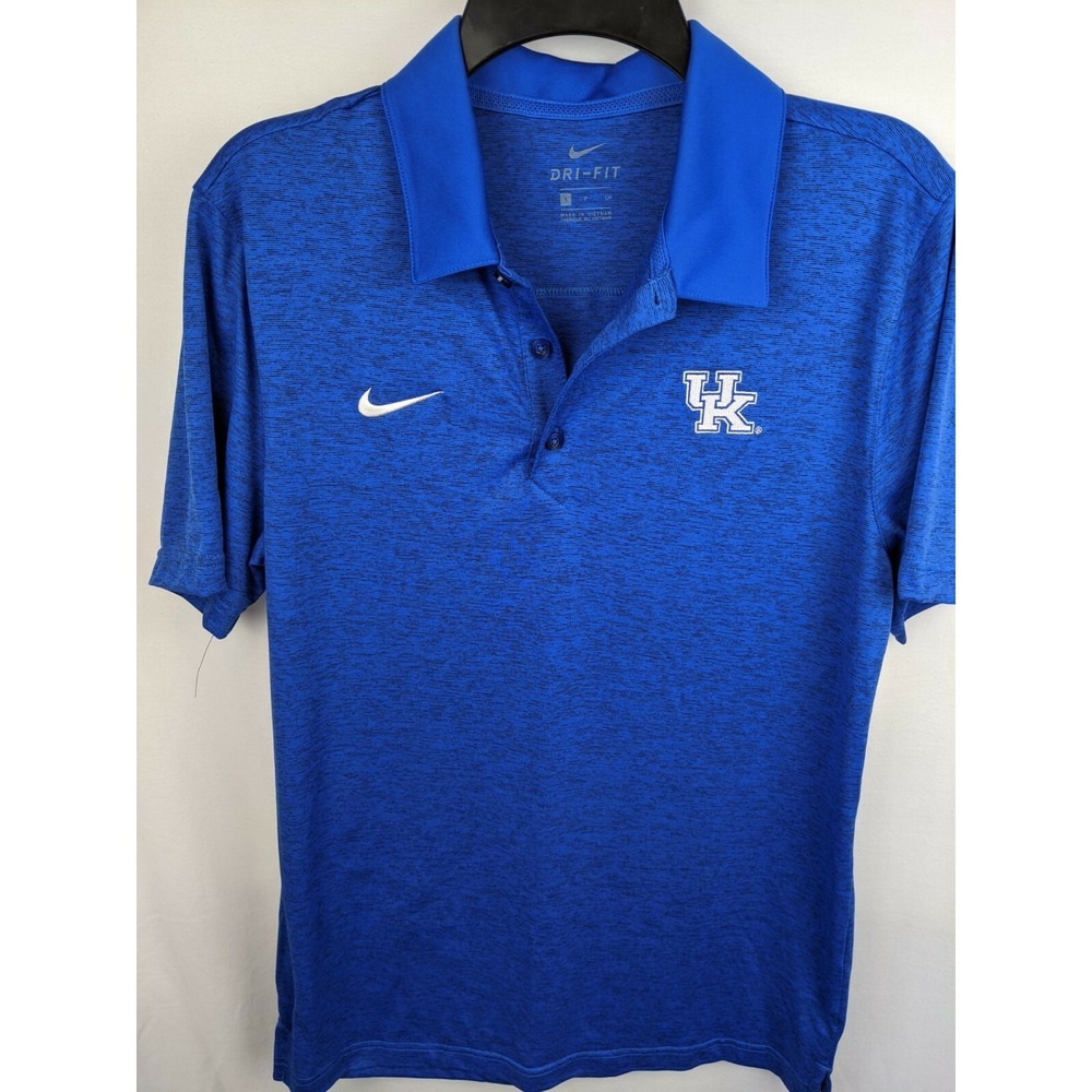 Nike Mens University Of Kentucky Wildcats‎ UK Golf / Polo Shirt Dri-FIT Size S